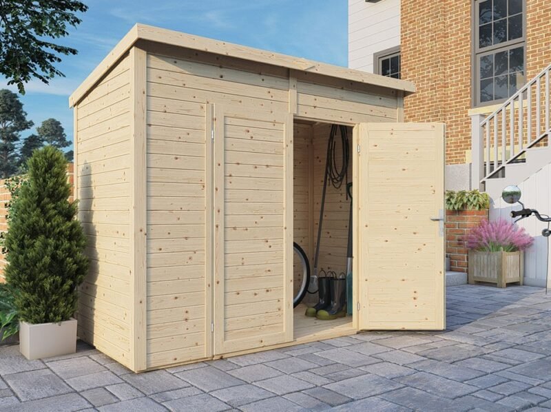Abri de jardin bois Midway – 244 x 121 cm