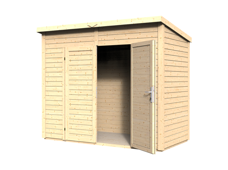 Abri de jardin bois Midway – 244 x 121 cm - Image 5